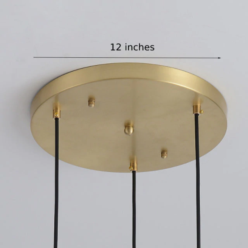 Clear Cognac Glass Nordic Pendant Lamp
