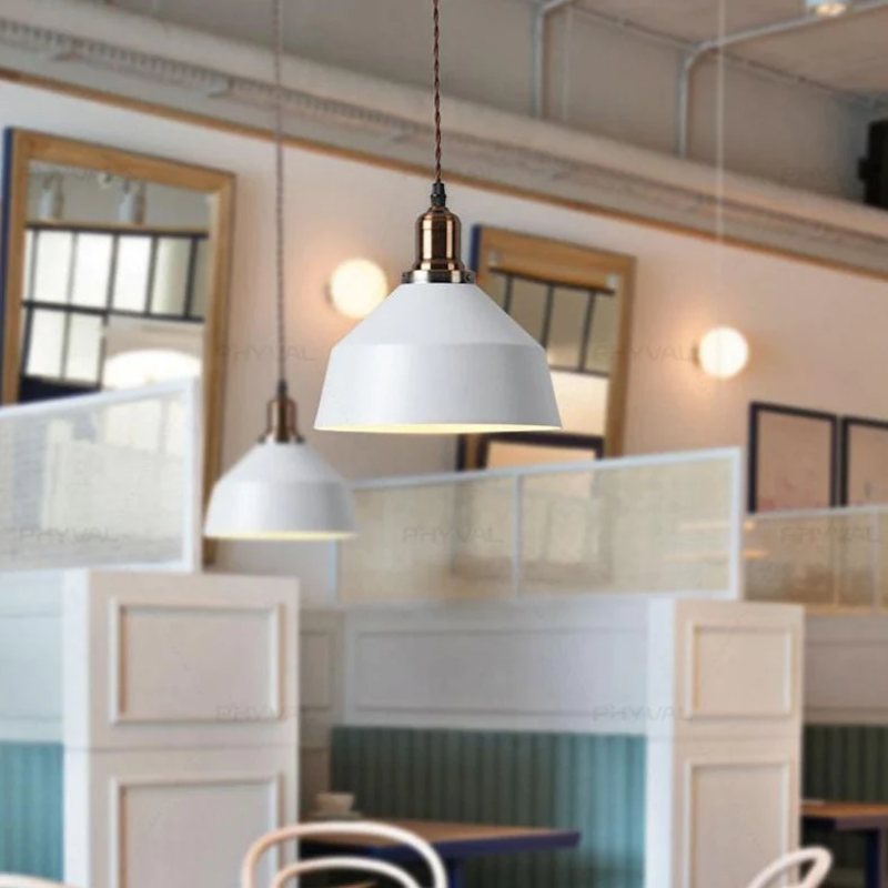 White Kitchen Pendant Light Fixture