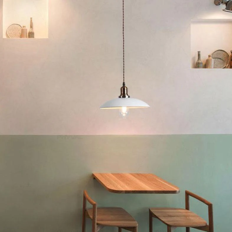 White Kitchen Pendant Light Fixture