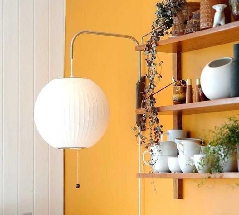 Japanese Inspired Nelson Ball Wall Light