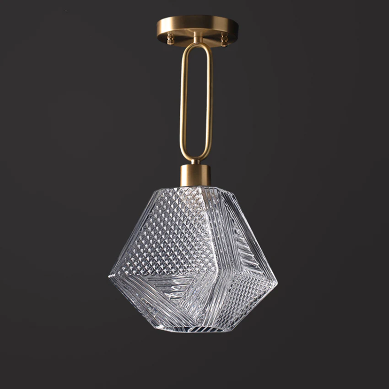 Elegance Diamond Glass Pendant Lamp