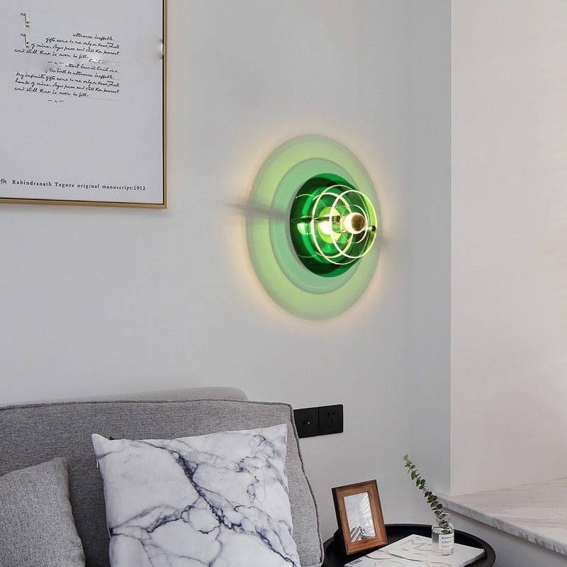 Colorful Layered Acrylic Glass Wall Light