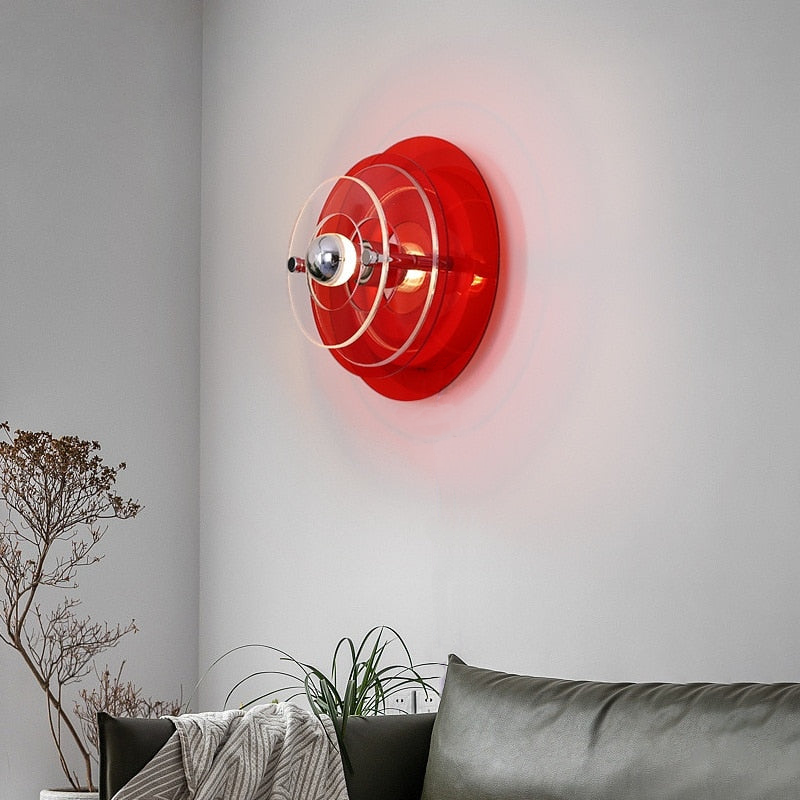 Colorful Layered Acrylic Glass Wall Light