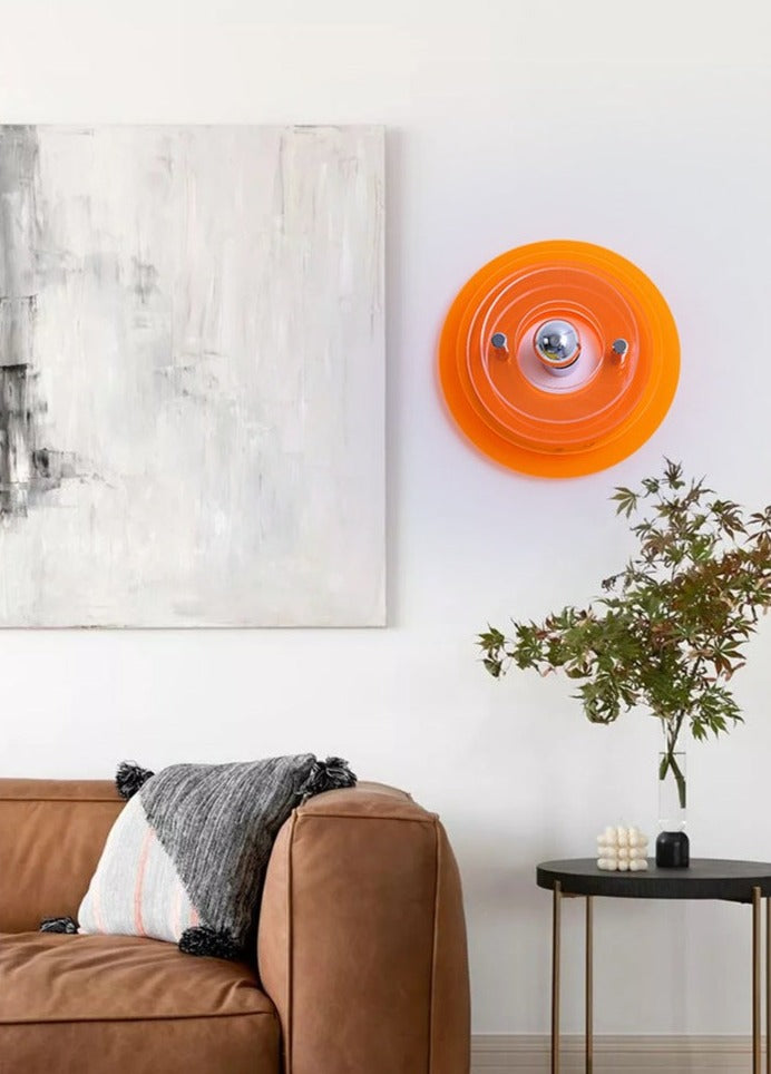 Colorful Layered Acrylic Glass Wall Light