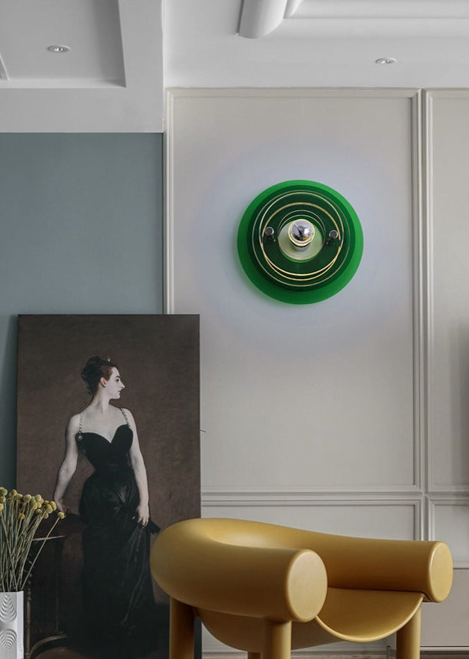Colorful Layered Acrylic Glass Wall Light