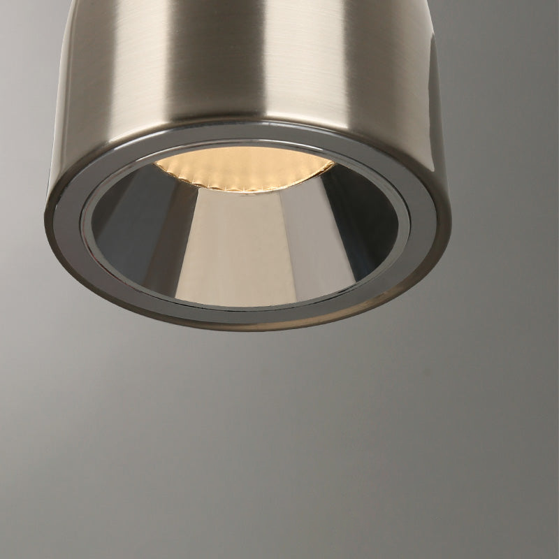 Anti-Glare Modern Nickel Pendant Light