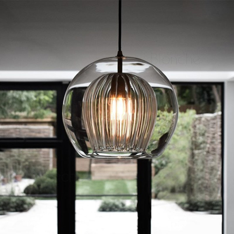 Glass Hanging Pendant Light