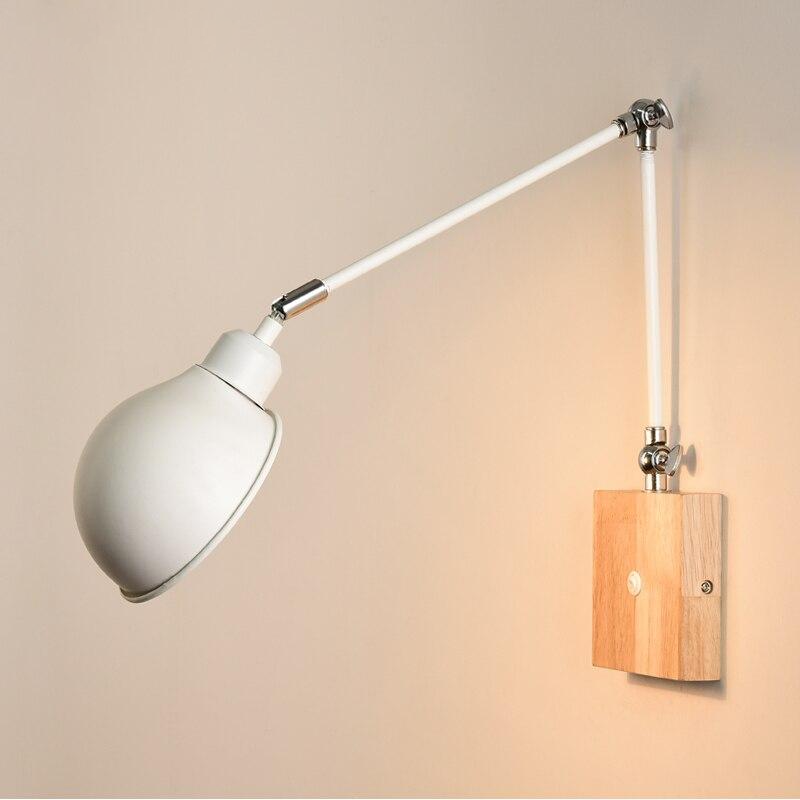 Nordic Wood Bedhead Wall Light