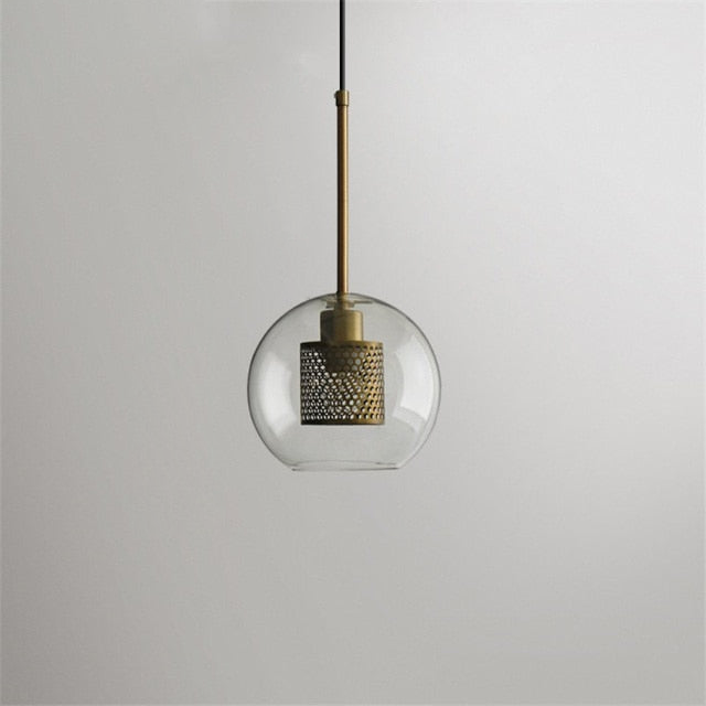 Modern Loft Glass Ball Pendant Light