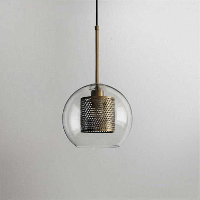 Modern Loft Glass Ball Pendant Light