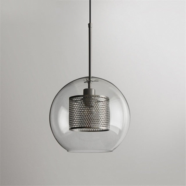 Modern Loft Glass Ball Pendant Light