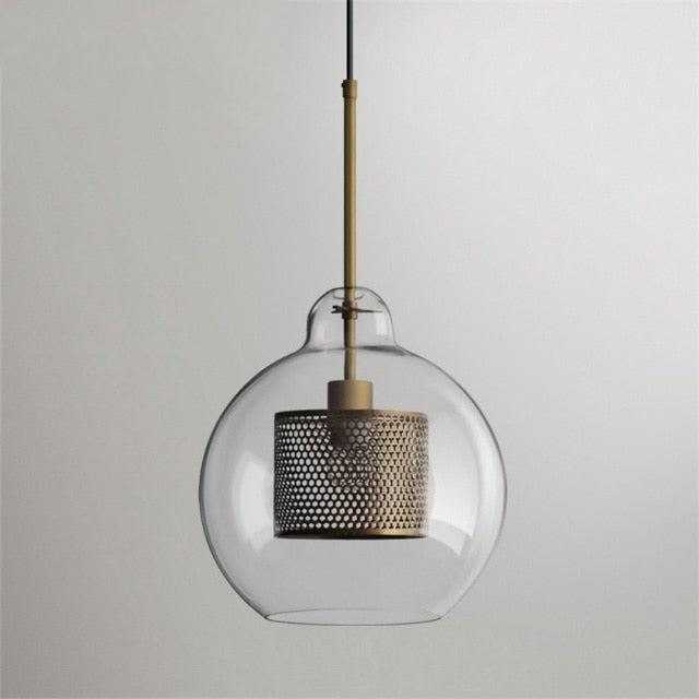 Modern Loft Glass Ball Pendant Light