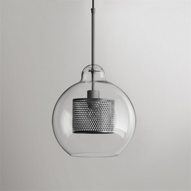 Modern Loft Glass Ball Pendant Light