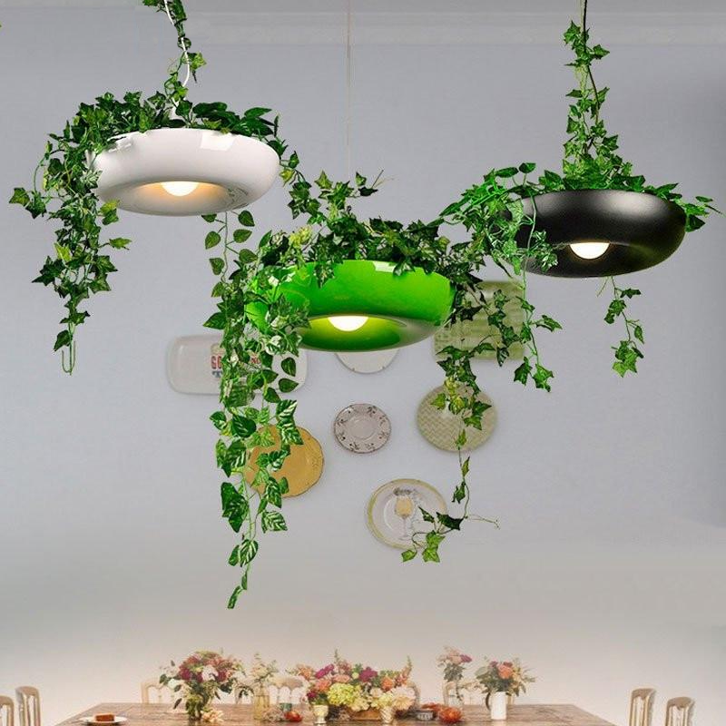 hanging lights for plants Modern Plant Pendant Lights, Black