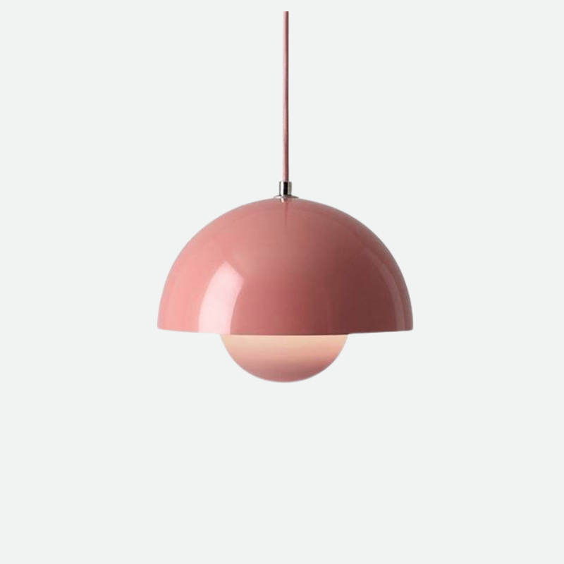 Semicircular Color Metal Pendant Light