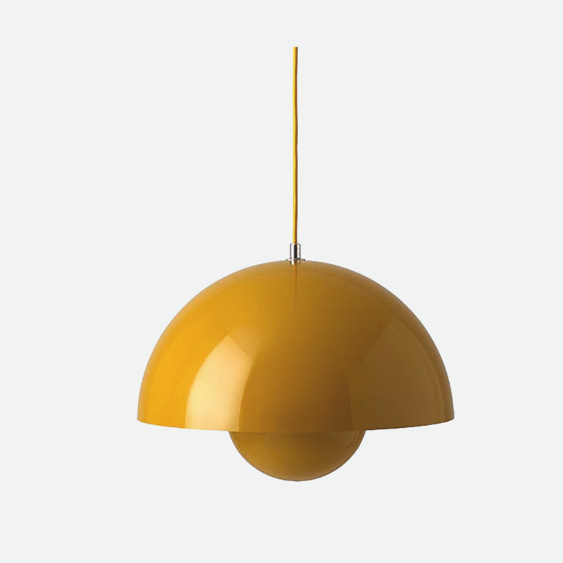 Semicircular Color Metal Pendant Light