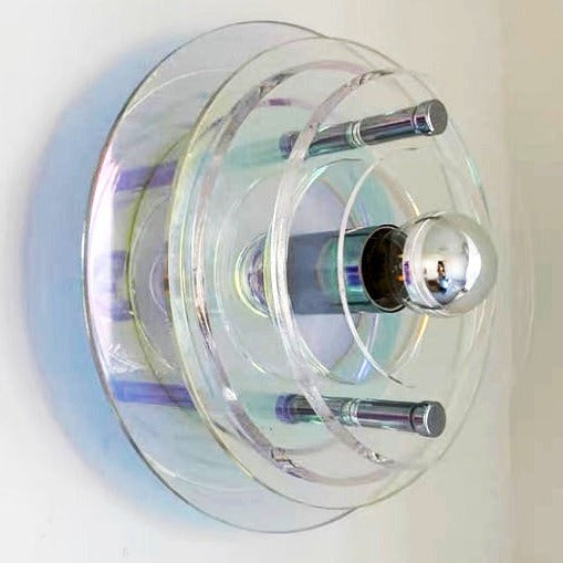 Colorful Layered Acrylic Glass Wall Light