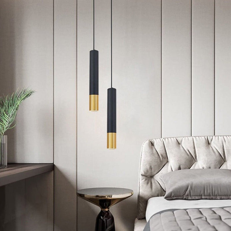 Long Tube Cylinder Pipe Downlights Pendant Light