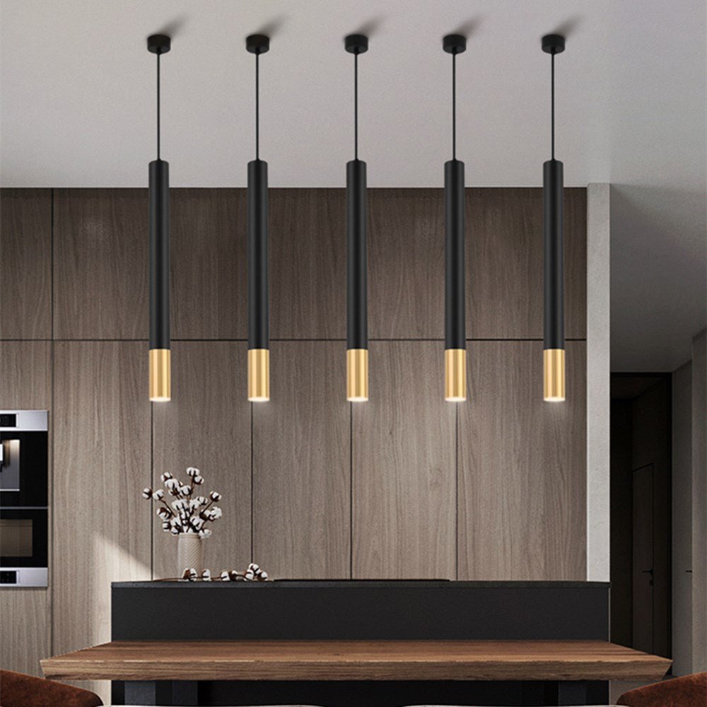 Illuminate Your Space with our Long Tube Cylinder Pendant Light