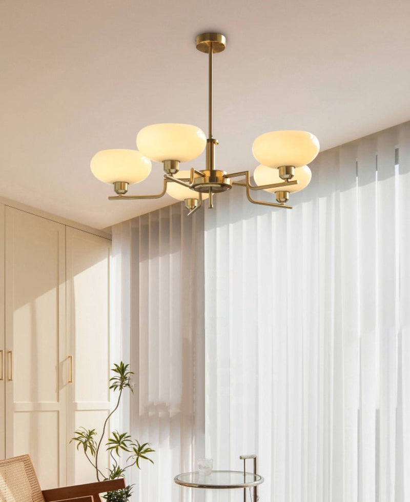 Bauhaus Modern French Chandelier