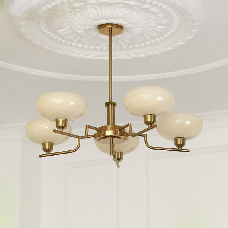 Bauhaus Modern French Chandelier